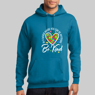 Adult - Be Kind Heart Hoodie - Autism Awareness Thumbnail