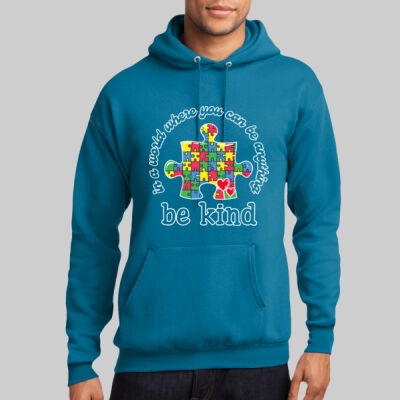 Adult - Be Kind Puzzle Piece Hoodie - Autism Awareness Thumbnail