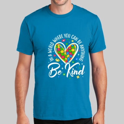 Adult - Be Kind Heart T-Shirt - Autism Awareness Thumbnail