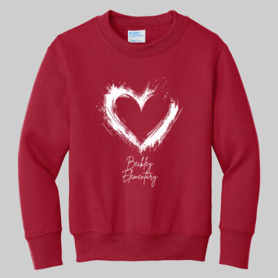 Youth Crewneck - Valentine's Heart Thumbnail