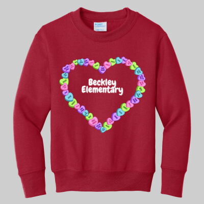 Youth Crewneck - Candy Hearts Thumbnail