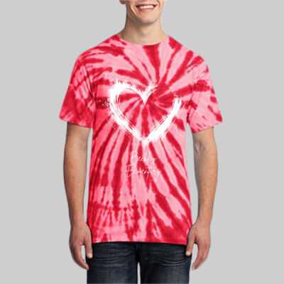 Adult Tie-Dye T-Shirt - Valentine's Heart Thumbnail