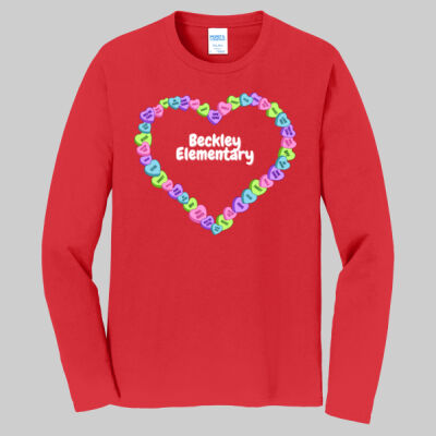 Adult Long Sleeve Shirt - Candy Hearts Thumbnail