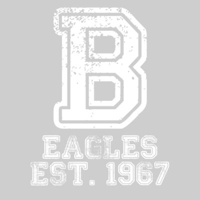 Distressed B - White Thumbnail